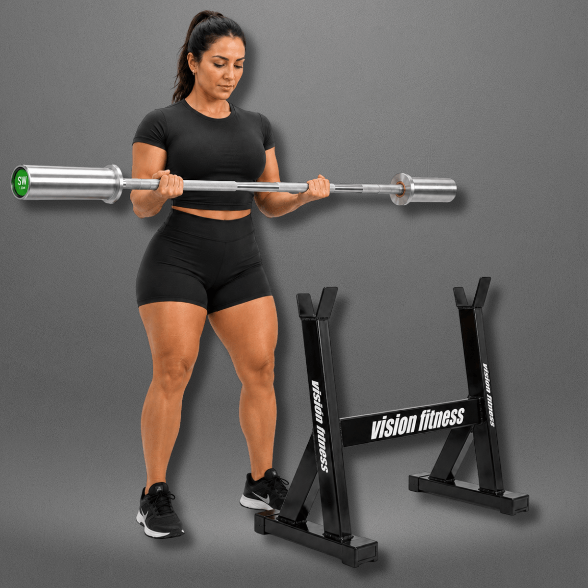 Soporte Porta Barra para Entrenamiento